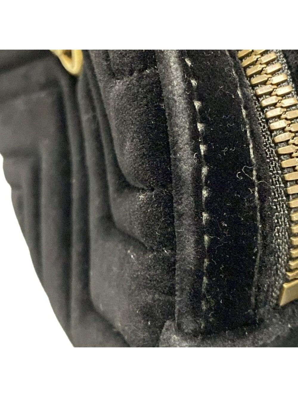 Gucci Waist Pouch GG Marmont Black Leather - Picture 13 of 15